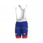 Groupama FDJ Cycling Jersey Bib Short 2021 Short Sleeve Red Blue White(2) 3